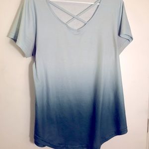 Green ombré style green shirt